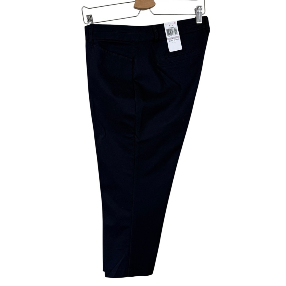 Dockers Women's Navy Blue Capri Slacks Pants Mid-Rise w/Pockets Size 6 NWT